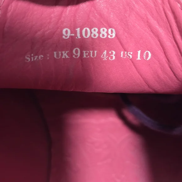 TED BAKER London Men's Brown Leather Lace Up Boots US Size 10